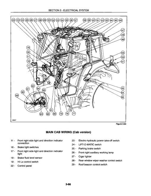 New Holland (Ford) 4835, 5635, 6635 and 7635 Tractors Repair Manual (86566075)