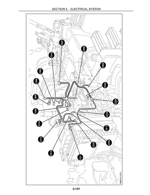 New Holland TS90, TS100 and TS110 Tractors Repair Manual (86572172)