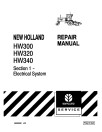 New Holland HW300, HW320 and HW340 Self-Propelled Windrowers Repair Manual (86589299)