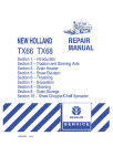 New Holland TX66 and TX68 Combines Repair Manual (86603389)