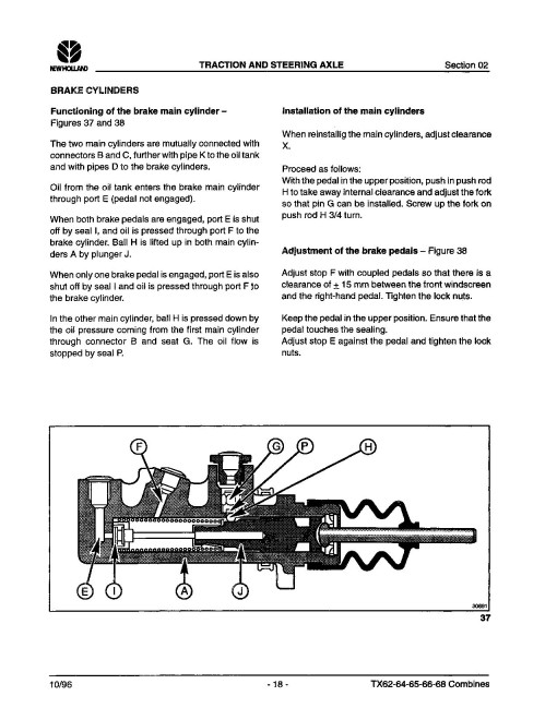 New Holland TX66 and TX68 Combines Repair Manual (86603389) New Holland TX66 and TX68 Combines Repair Manual (86603389)