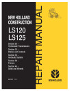 New Holland LS120 and LS125 Skid Steer Loaders Repair Manual (86615609)