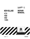 New Holland 1465, 474, 489 and 492 Mower-Conditioners Repair Manual (86630605)