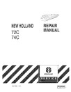 New Holland 72C and 74C Grain Headers Repair Manual (87017392)