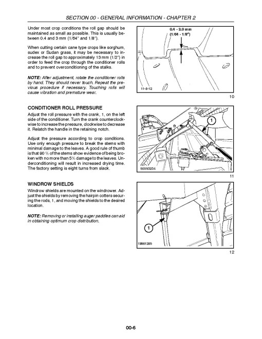 New Holland 2355 and 2358 Disc Auger Headers Repair Manual (87032364)