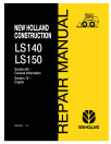 New Holland LS140 and LS150 Skid Steer Loaders Repair Manual (87036977)