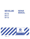 New Holland MY16, MY17 and MY19 Lawn Tractors Repair Manual (87045362)