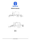 New Holland SF110 and SF115 Field Sprayers Repair Manual (87045631)