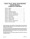 New Holland TB100, TB110 and TB120 Mudder Tractors Repair Manual (87046217)