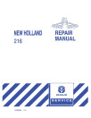 New Holland 216 Unitized Rake Service Manual (87049456)