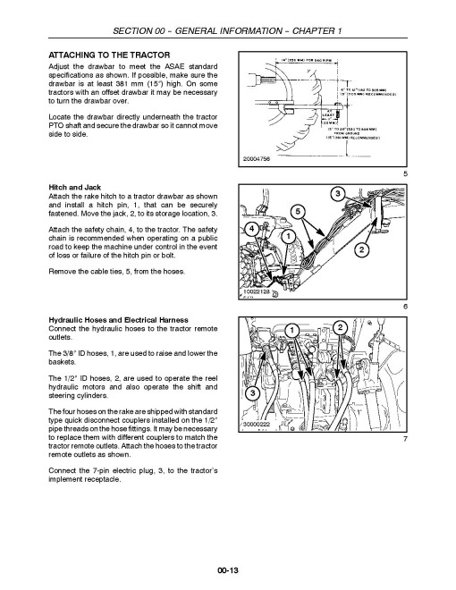 New Holland 216 Unitized Rake Service Manual (87049456)