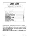 New Holland TC48DA and TC55DA Compact Tractors Repair Manual (87357371)