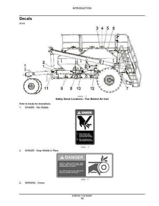 New Holland SC180, SC230, SC260, SC380 and SC430 Air Seeding Systems Repair Manual (87367201) New Holland SC180, SC230, SC260, SC380 and SC430 Air Seeding Systems Repair Manual (87367201)