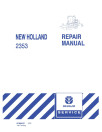 New Holland 2353 Disc Headers Repair Manual (87385437)