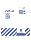 New Holland HM234, HM235 and HM236 Disc Mower-Conditioners Repair Manual (87392141)