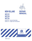 New Holland MC22, MC28 and MC35 Commercial Mowers (North America) Repair Manual (87557971)