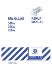 New Holland 346W, 356W and 366W Forage Pick-up Headers Repair Manual (87576103)