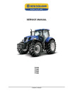 New Holland T7030, T7040, T7050 and T7060 Tractors (North American Edition) set of Service Manuals (87628084BNA)