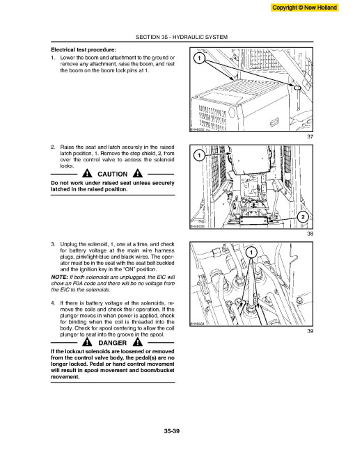 New Holland L140, L150 and L150 Cab Upgrade Skid Steer Loaders Workshop Manual (87634743NA)
