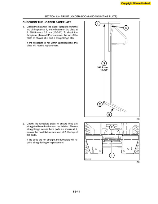 New Holland L140, L150 and L150 Cab Upgrade Skid Steer Loaders Workshop Manual (87634743NA)