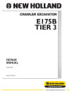New Holland E175B Tier 3 Crawler Excavators (North American Edition) Repair Manual (87634783NA)