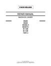 New Holland B110B, B115B, B90B, B95B, B95BLR and B95BTC Tier 3 Backhoe Loaders Repair Manual (87643850B)