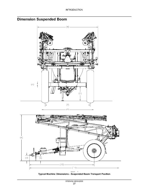 New Holland S1050 and S1070 Field Sprayers Service Manual (87655452)