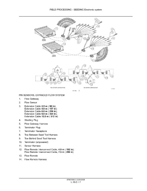 New Holland SD550 Air Hoe Drills Repair Manual (87657956)