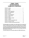 New Holland TD80D, TD95D Tractor Service Manual