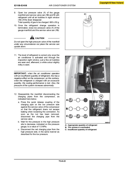 New Holland E215B and E245B Crawler Excavators Workshop Manual (87677762A) New Holland E215B and E245B Crawler Excavators Workshop Manual (87677762A)