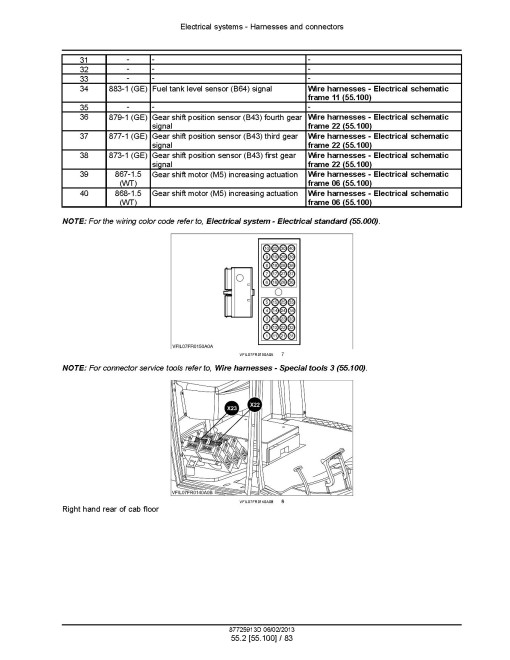 New Holland FR9040, FR9050, FR9060, FR9080 and FR9090 Self-Propelled Forage Harvesters (Europe, North America, Latin America, International Region) Service Manual (87725913D) New Holland FR9040, FR9050, FR9060, FR9080 and FR9090 Self-Propelled Forage Harvesters (Europe, North America, Latin America, International Region) Service Manual (87725913D)