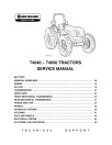 New Holland T4040 and T4050 Tractors Repair Manual (87744428A)
