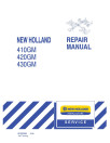 New Holland 410GM, 420GM and 430GM Flex Wing Finish Mowers Repair Manual (87757970)