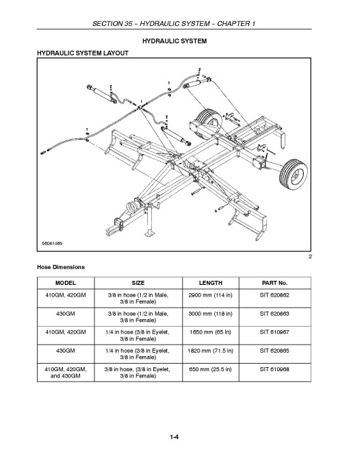 New Holland 410GM, 420GM and 430GM Flex Wing Finish Mowers Repair Manual (87757970)