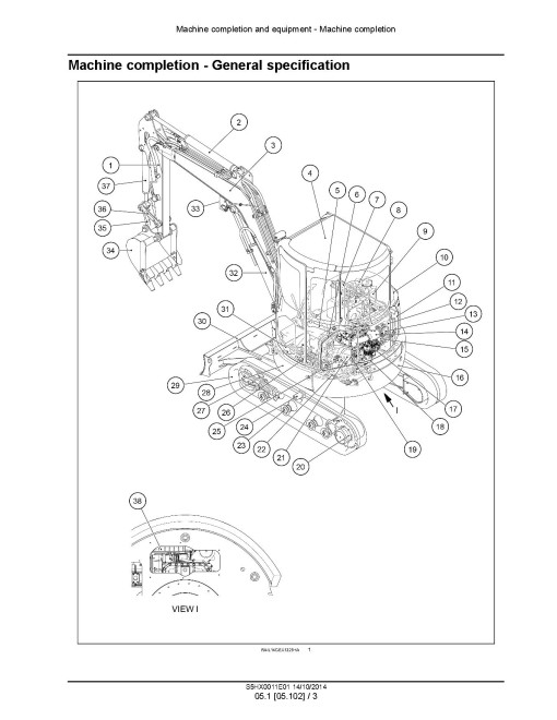 New Holland E35B Tier 4B Final Compact Excavators Service Manual (S5HX0011E01) New Holland E35B Tier 4B Final Compact Excavators Service Manual (S5HX0011E01)