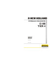New Holland E18B TIER 4 Compact Excavators (North American Edition) Service Manual (S5PU0019E01)