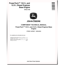6105 and 6125 Diesel Engines (BASE ENGINE) Component Technical Manual (CTM100)