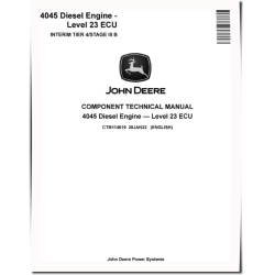 4045 iT4/S3B Diesel Engines Level 23 ECU Technical Manual (CTM114619)