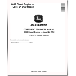 6068 Stage II Diesel Engines Level 24 ECU Technical Manual (CTM114719)