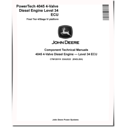 4045 4-Valve FT4/S4 Diesel Engines Level 34 ECU Technical Manual (CTM120119)