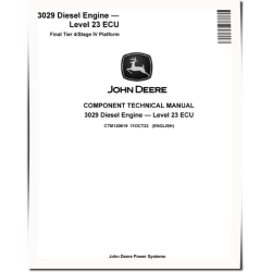 3029 (Final Tier 4/Stage IV) Diesel Engines Level 23 ECU Technical Manual (CTM120619)