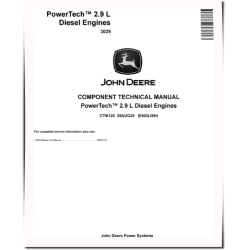 3029 Diesel Engines Technical Manual (CTM125)