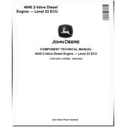 4045TFC03 and 4045TFG03 2-Valve (FT4/Stage IV) Diesel Engines Level 23 ECU Technical Manual (CTM132219)