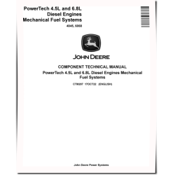 4045 and 6068 Diesel Engines Mechanical Fuel Systems Technical Manual (CTM207)