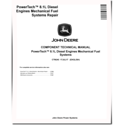 8.1L Diesel Engines Mechanical Fuel Systems Technical Manual (CTM243)
