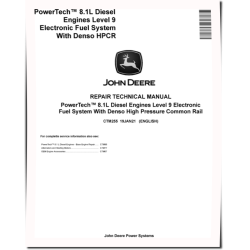 6081 8.1L Diesel Engines Level 9 Electronic Fuel System With Denso High Pressure Common Rail Technical Manual (CTM255)