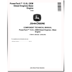 6135 OEM Diesel Engines - Base Engine Technical Manual (CTM415)