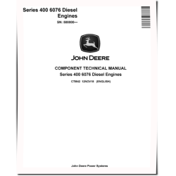 6076 (Series 400) Diesel Engines (SN. from 500000) Technical Manual (CTM42)