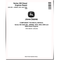 3029 (SN. before 499999), 4039, 4045, 6059, 6068 Series 300 Diesel Engines Technical Manual (CTM8)