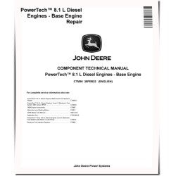 6081 8.1L Diesel Engines - Base Engine Component Technical Manual (CTM86)